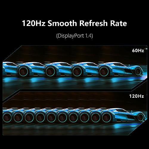 INNOCN 49" Curved Monitor Ultrawide Gaming 5K2K 120Hz 32:9 QHD 5120 x 1440P Computer Monitor, R1800, 99% sRGB, HDR400, USB Type C, DisplayPort, HDMI, Built-in Speakers, Height/Tilt Adjustable - 49C1R
