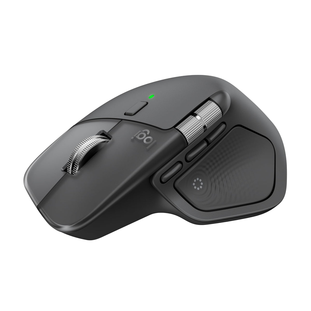 Logitech MX Master 4 Ergonomic Wireless Mouse with Haptics - Graphite