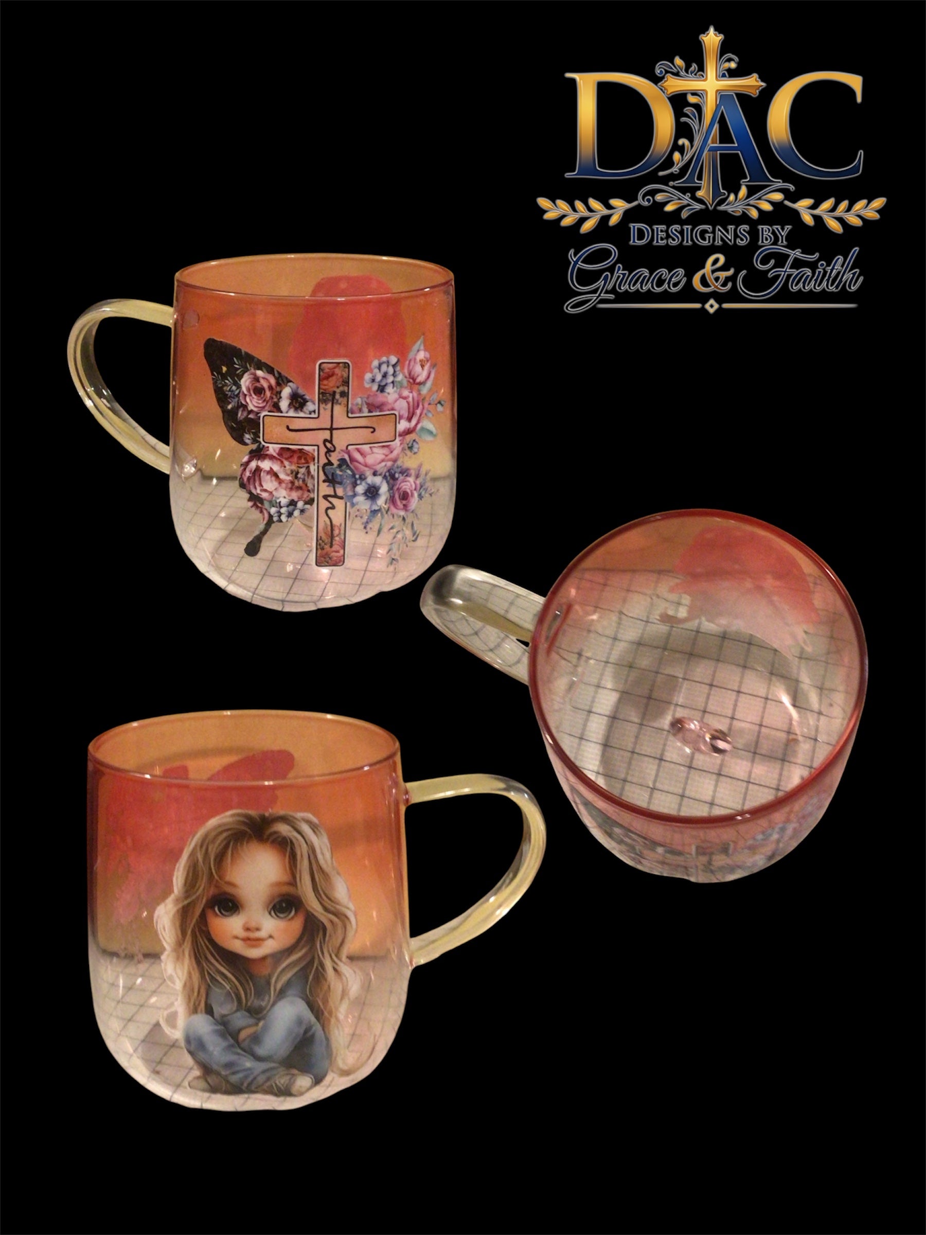 Cute Glass Wear Teacups