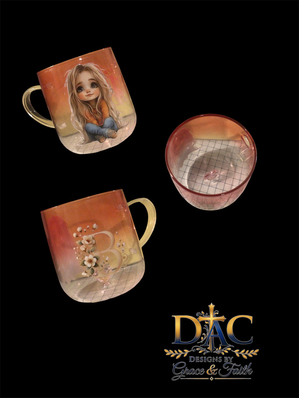 Cute Glass Wear Teacups