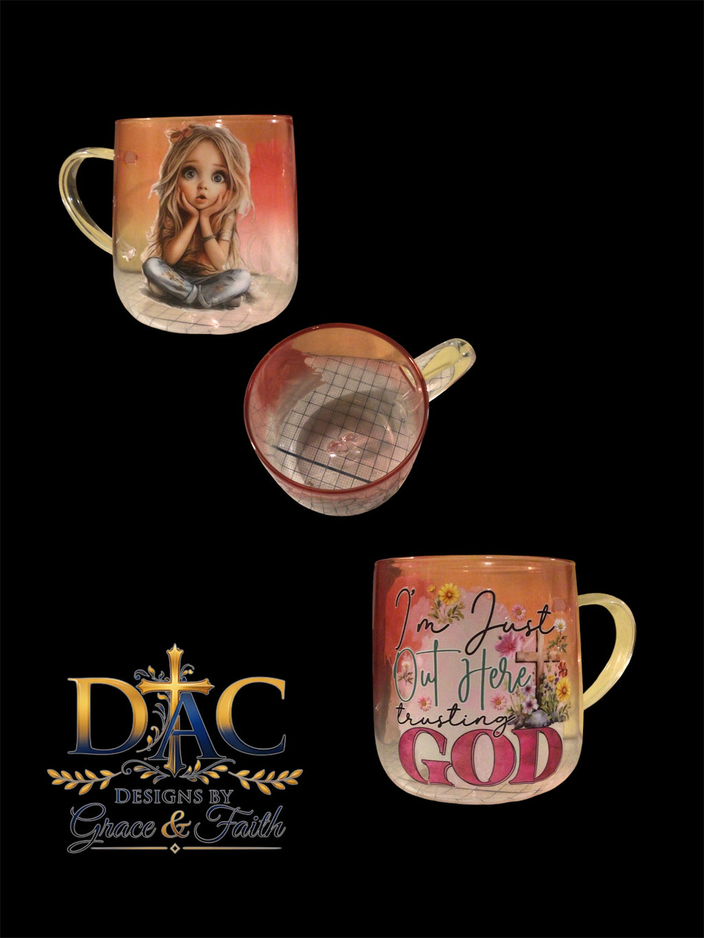 Cute Glass Wear Teacups